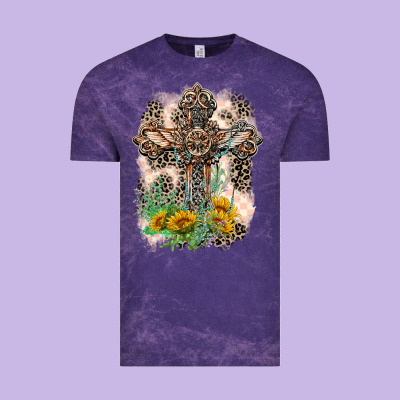 Western With Crosses Vintage Tee Designed By Lillyallendesigns