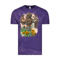 Cloud Purple Western with Crosses Vintage Tee - LillyAllenDesigns