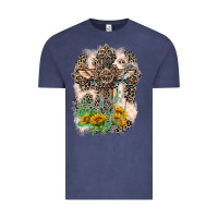 Vintage Denim Western with Crosses Vintage Tee - LillyAllenDesigns