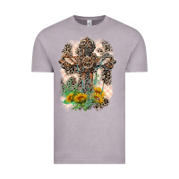 Vintage Zinc Western with Crosses Vintage Tee - LillyAllenDesigns