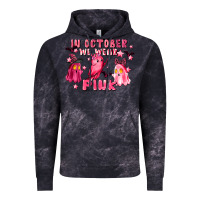 Cloud Black in october we wear pink Vintage Hoodie - LillyAllenDesigns