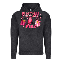 Vintage Black in october we wear pink Vintage Hoodie - LillyAllenDesigns