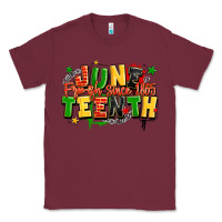 Burgundy juneteenth free ish since 1865 Classic Tee - LillyAllenDesigns