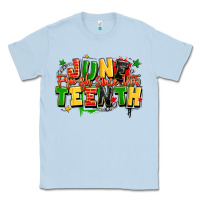 Dusty Blue juneteenth free ish since 1865 Classic Tee - LillyAllenDesigns