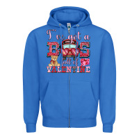 True Royal i've got a bus full of valentine Zipper Hoodie - OliviaCreatesArt