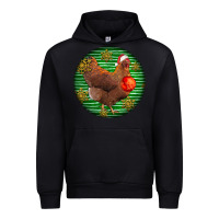 Black new hampshire red chicken christmas Urban Hoodie - LillyAllenDesigns