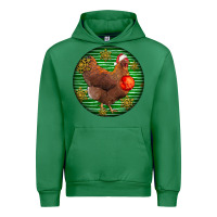 Emerald new hampshire red chicken christmas Urban Hoodie - LillyAllenDesigns
