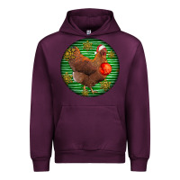 Mauve Wine new hampshire red chicken christmas Urban Hoodie - LillyAllenDesigns
