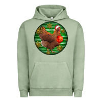 Pigment Oil Green new hampshire red chicken christmas Urban Hoodie - LillyAllenDesigns