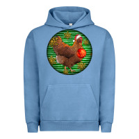 Pigment Pebble Blue new hampshire red chicken christmas Urban Hoodie - LillyAllenDesigns