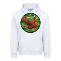 White new hampshire red chicken christmas Urban Hoodie - LillyAllenDesigns