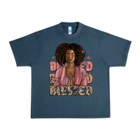 Midnight Navy blessed black woman Urban Heavy Tee - Artiststas