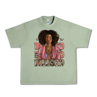 Oil Green blessed black woman Urban Heavy Tee - Artiststas
