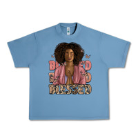 Pebble Blue blessed black woman Urban Heavy Tee - Artiststas