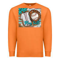 Carrot Baseball Play Ball With Leopard Mousepad Premium Sweatshirt - BundleAndBundleShop
