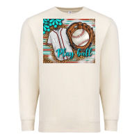 Sandshell Baseball Play Ball With Leopard Mousepad Premium Sweatshirt - BundleAndBundleShop