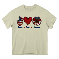 Mossy Peace Love America Heavy Core Tee - Jasminsmagicworld