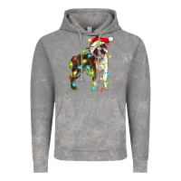 Cloud Rock christmas chocolate boston terrier Vintage Hoodie - LillyAllenDesigns