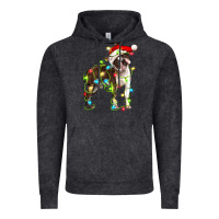 Vintage Black christmas chocolate boston terrier Vintage Hoodie - LillyAllenDesigns