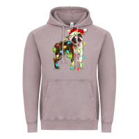 Vintage Zinc christmas chocolate boston terrier Vintage Hoodie - LillyAllenDesigns