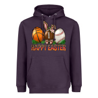 Plum Happy Easter Sports Heavyweight Hoodie - BundleAndBundleShop