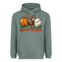 Sage Happy Easter Sports Heavyweight Hoodie - BundleAndBundleShop