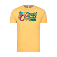 Vintage Mustard mermaid kisses starfish wishes Vintage Tee - JahusDesignShop