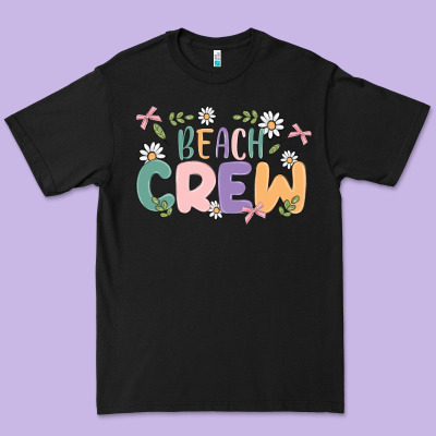 Beach Crew Premium Tee Designed By Maliassmallbusiness
