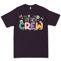 Plum beach crew Premium Tee - MaliasSmallBusiness