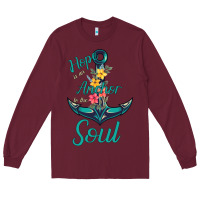 Burgundy Hope is the Anchor Long Sleeve Tee - Bettercallsaul