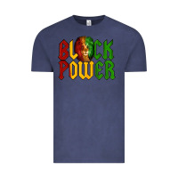 Vintage Denim Juneteenth Lion King Black Power Vintage Tee - LillyAllenDesigns
