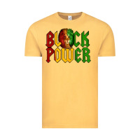 Vintage Mustard Juneteenth Lion King Black Power Vintage Tee - LillyAllenDesigns