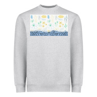 Heather Grey doodle flowers sippy cup tbs Heavyweight Sweatshirt - TumblerDesignByShophia