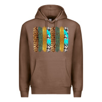 Chestnut western brushstrokes Premium Hoodie - OliviaCreatesArt