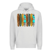 Dove Grey western brushstrokes Premium Hoodie - OliviaCreatesArt