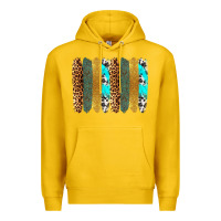 Lemon western brushstrokes Premium Hoodie - OliviaCreatesArt
