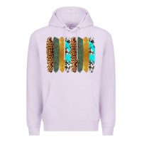 Lilac western brushstrokes Premium Hoodie - OliviaCreatesArt