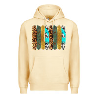 Pina Colada western brushstrokes Premium Hoodie - OliviaCreatesArt