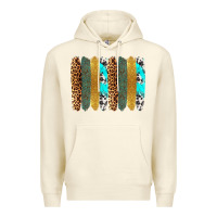 Sandshell western brushstrokes Premium Hoodie - OliviaCreatesArt