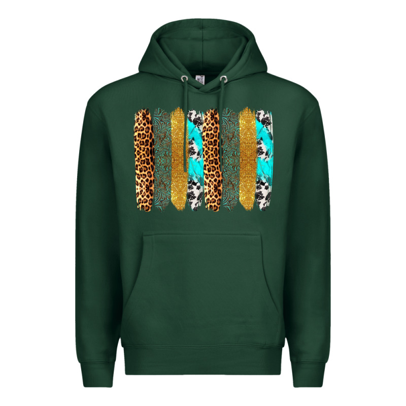 Western Brushstrokes Premium Hoodie by OliviaCreatesArt | Teevron