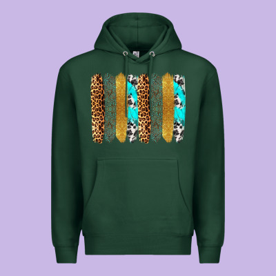 Western Brushstrokes Premium Hoodie Designed By Oliviacreatesart