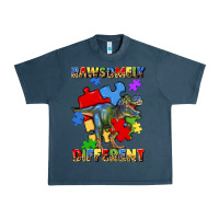 Midnight Navy rawsomely different autism t rex Urban Heavy Tee - Artiststas