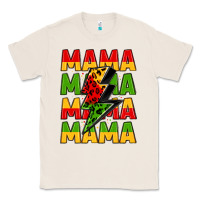 Natural mama lightning bolt juneteenth Classic Tee - LillyAllenDesigns