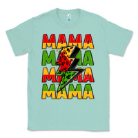Seafoam mama lightning bolt juneteenth Classic Tee - LillyAllenDesigns