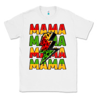 White mama lightning bolt juneteenth Classic Tee - LillyAllenDesigns
