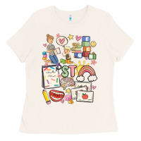 Bone can't talk right now doing speech therapy stuff Ladies Tee - MaliasSmallBusiness