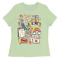 Matcha can't talk right now doing speech therapy stuff Ladies Tee - MaliasSmallBusiness