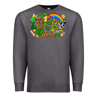 Charcoal Heather one lucky nurse Premium Sweatshirt - FaDigitalArtStudio