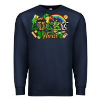 Navy one lucky nurse Premium Sweatshirt - FaDigitalArtStudio