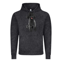 Vintage Black black poodles dog Vintage Hoodie - LillyAllenDesigns